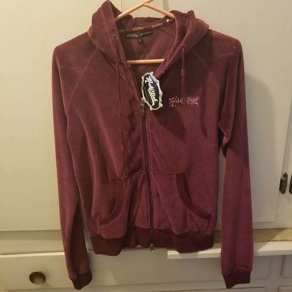 Ladies zip up pullover